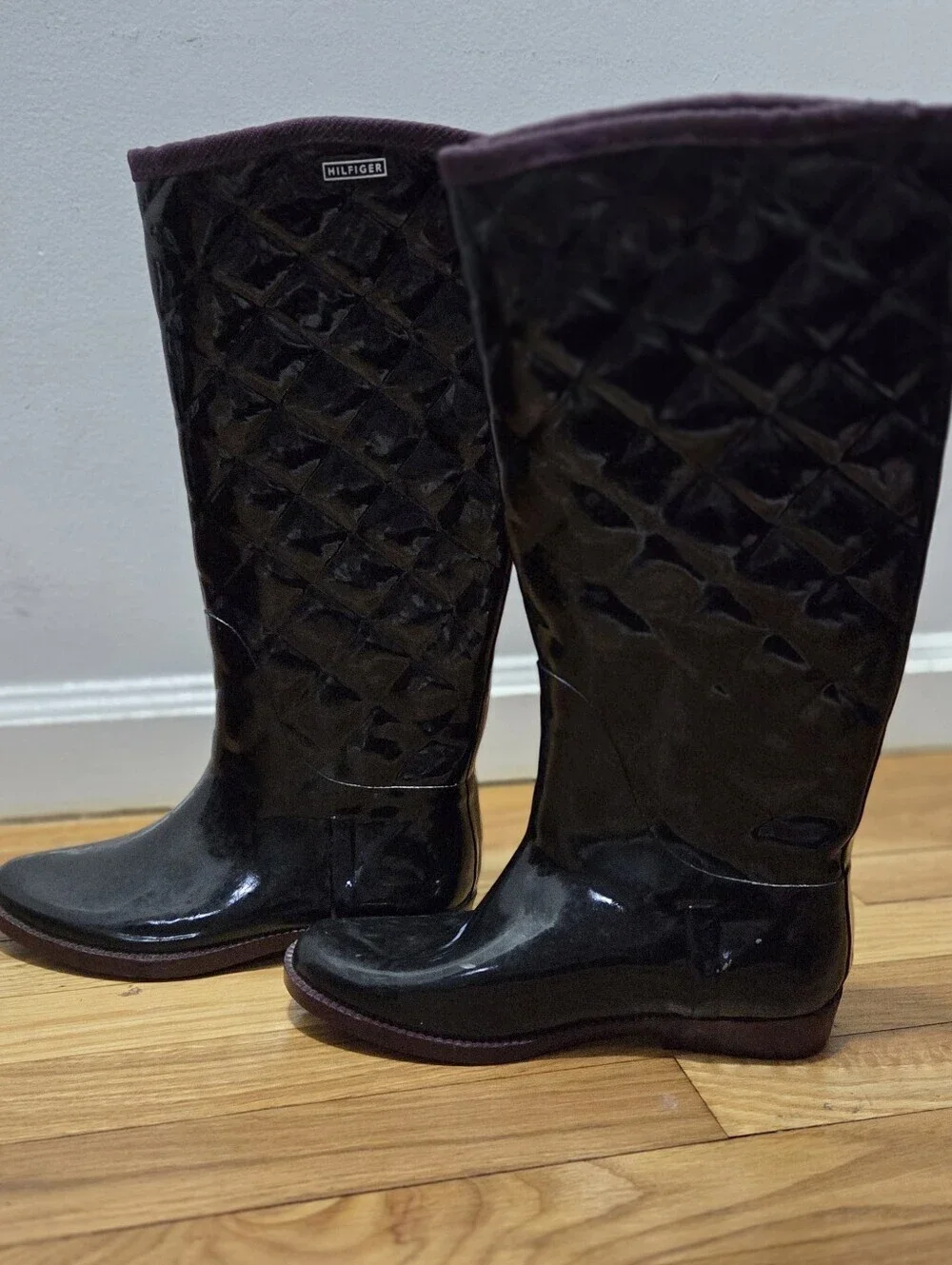 Tommy Hilfiger Tall Tufted Rain Boots